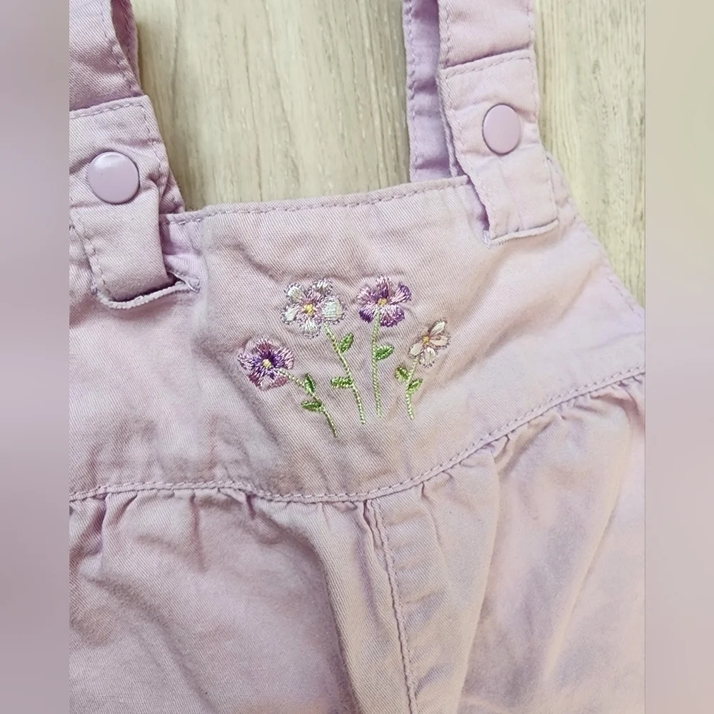 Vintage Carter's 6 Month Light Purple Baby Overalls